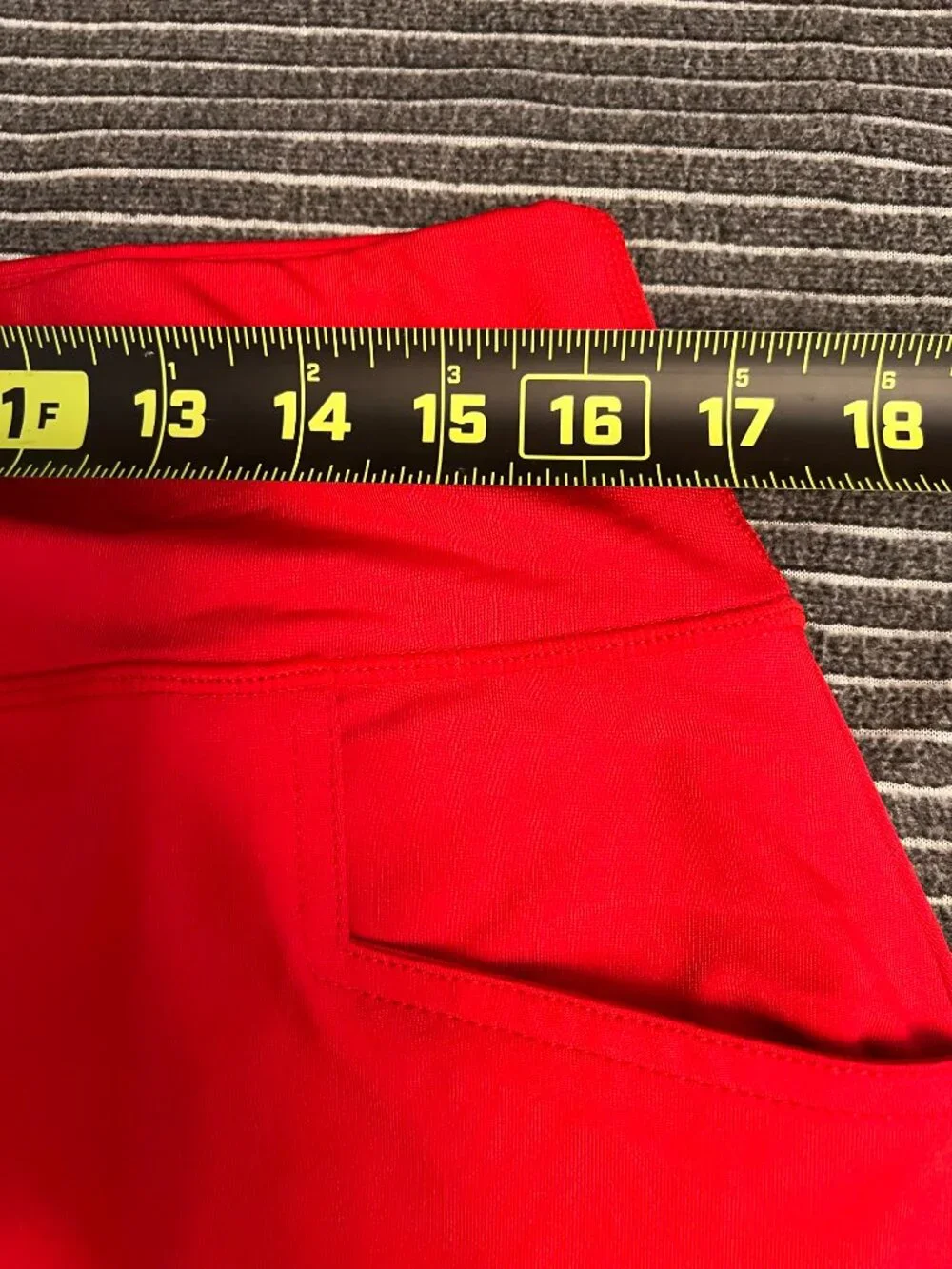 Coorun XL Red Athletic Skort NWT Tennis Golf Running Skirt with Pockets - Picture 9 of 10
